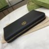 Replica Gucci Leather Zip Around Wallet With Bamboo 739499