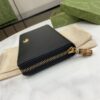 Replica Gucci Leather Zip Around Wallet With Bamboo 739499