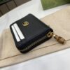 Replica Gucci Plain Leather Long Wallet Card Holder 739500