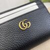 Replica Gucci Plain Leather Long Wallet Card Holder 739500