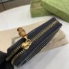 Replica Gucci Plain Leather Long Wallet Card Holder 739500