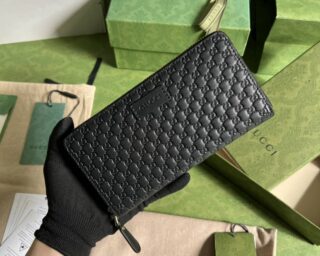 Replica Gucci Microguccissima Gg Logo Leather Zip Around Wallet 449391