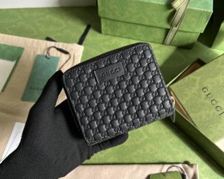 Replica Gucci Micro Gg Guccissima Leather Small Bifold Wallet 449395