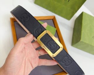 Replica Gucci Womens Black Belt