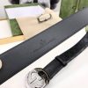 Replica Gucci Womens Silver Buckle Belt