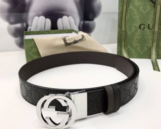 Replica Gucci Belt Black Green Red