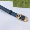 Replica Gucci Double G Leather Belt