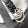 Replica Gucci Gold Buckle Belt Red And Green