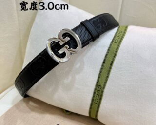 Replica Gucci Silver GG Belt