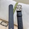 Replica Gucci Silver GG Belt