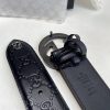 Replica Gucci Black GG Belt