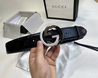 Replica Gucci White Belt