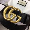 Replica Gucci Leather Belt With Web