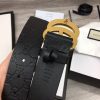 Replica Gucci Leather Belt With Web