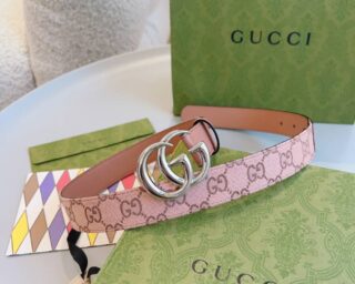 Replica Gucci Reversible Belt Red And Black