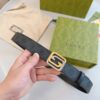 Replica Gucci Snake Belt Black