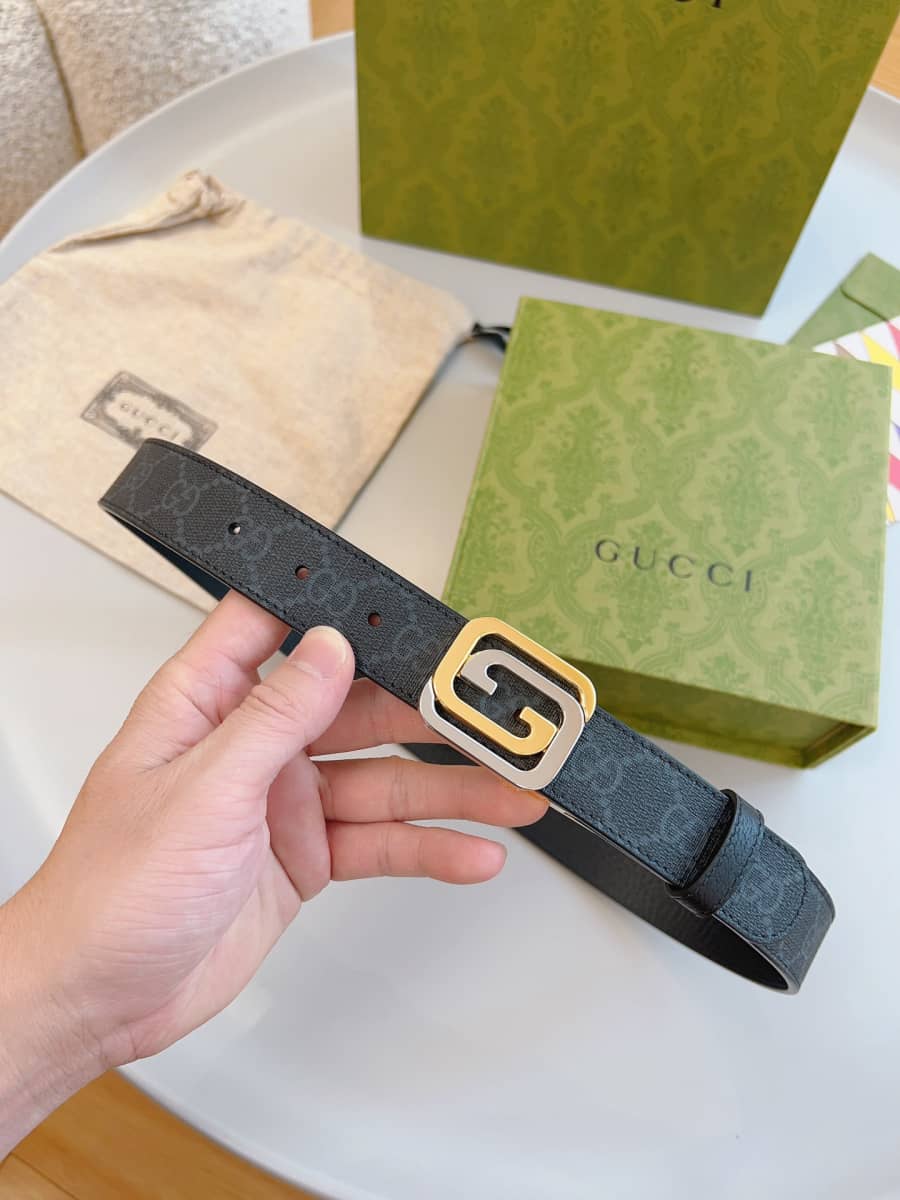 Replica Gucci Snake Belt Black