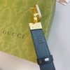 Replica Gucci Snake Belt Black