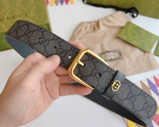 7 Star Gucci GG Supreme Leather Belt