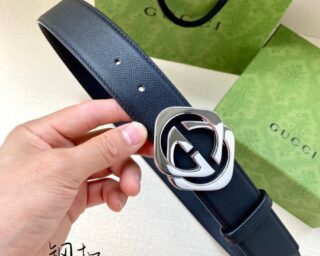 Replica Gucci Womens Black Belt