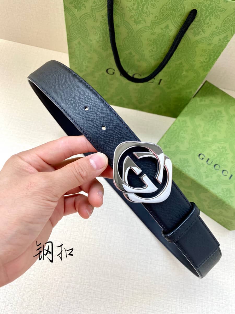 Replica Gucci Womens Black Belt