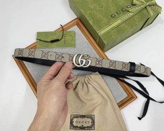 Designer Gucci Supreme PVC Belt