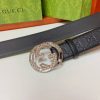 Replica Gucci Womens Silver Buckle Belt