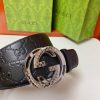 Replica Gucci Womens Silver Buckle Belt