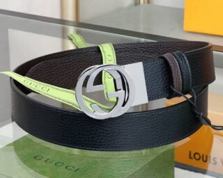 Replica Gucci Belt Green And Red Black Buckle