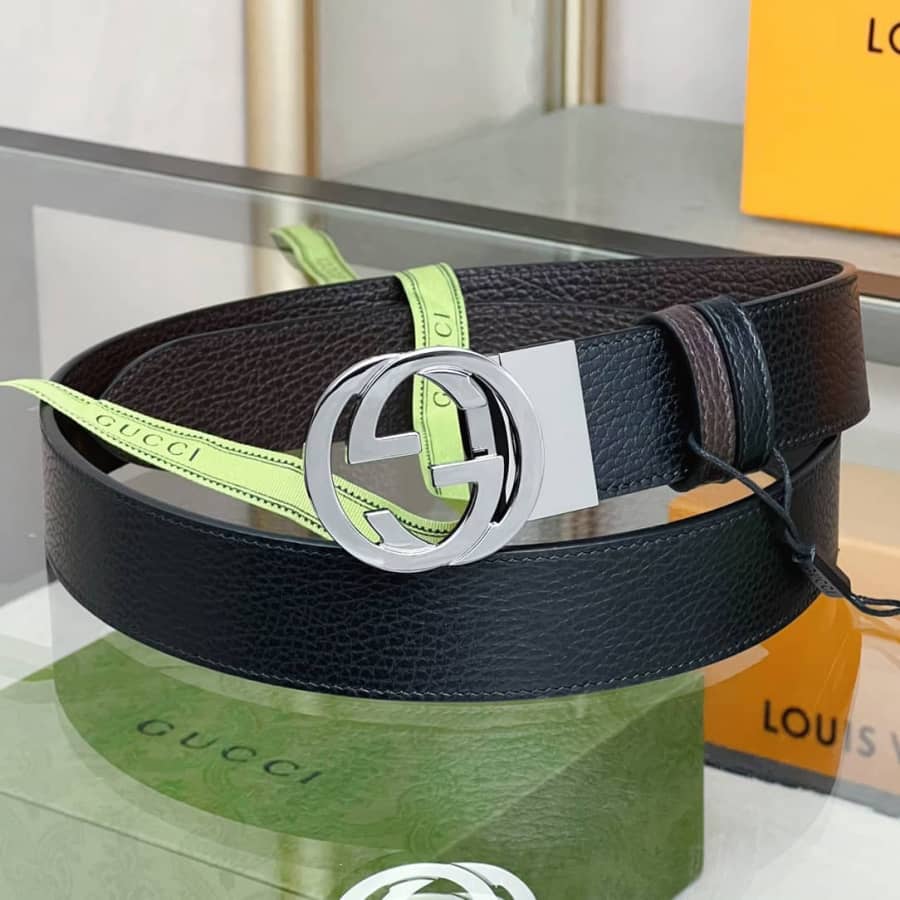 Replica Gucci Belt Green And Red Black Buckle