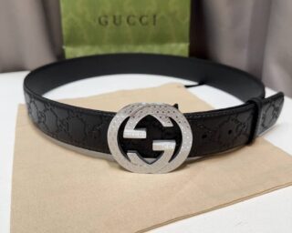 Replica Gucci Wide Leather Belt