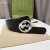 Replica Gucci Wide Leather Belt