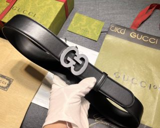 Replica Gucci Belt Supreme Black