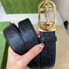 Replica Gucci Leather Belt With Web