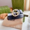 Replica Gucci Thin Belt With Double G Buckle