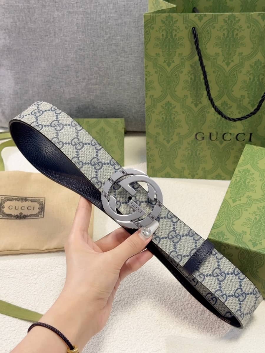 Replica Gucci Reversible Belt Red And Black