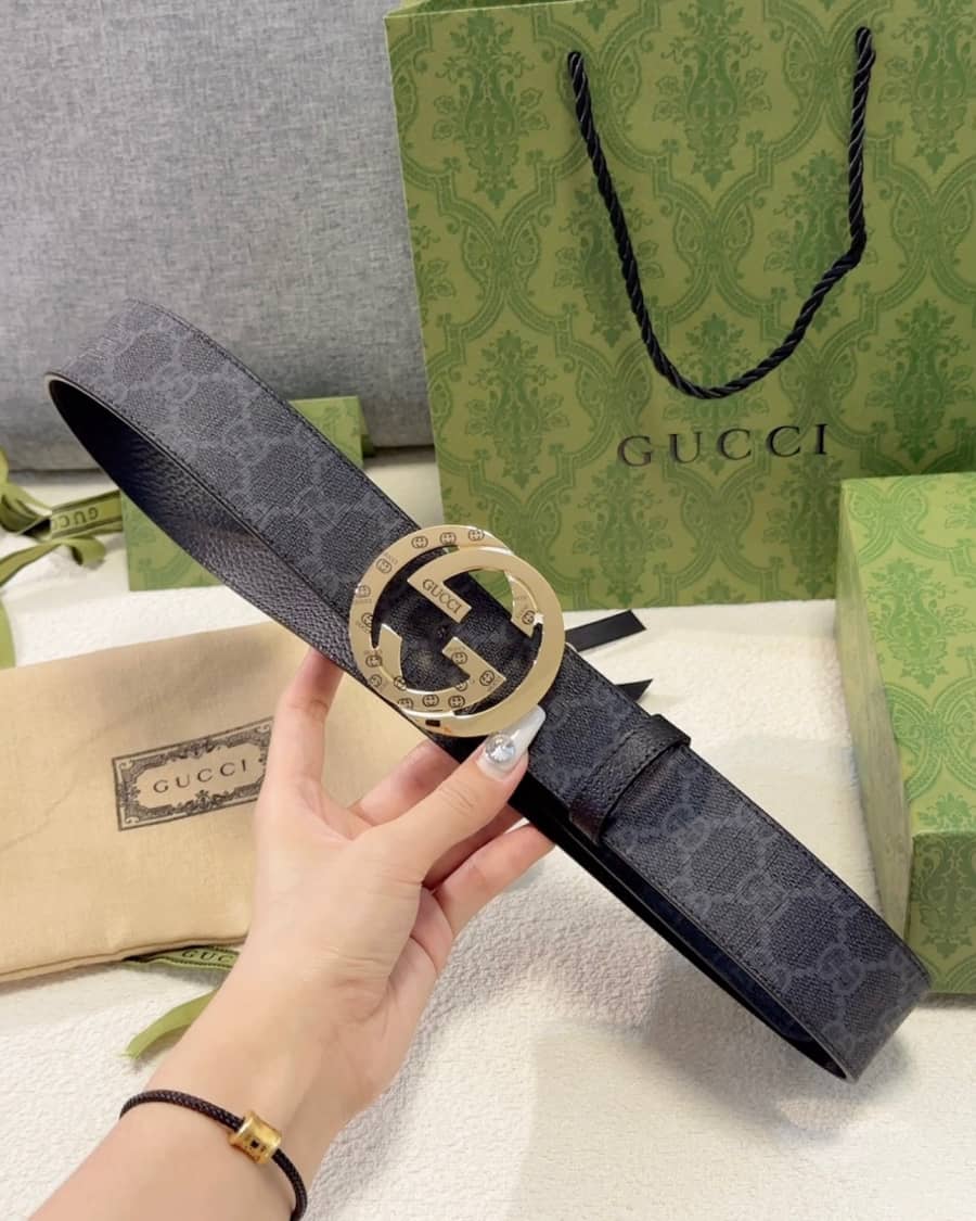 Replica Gucci Snake Belt Brown