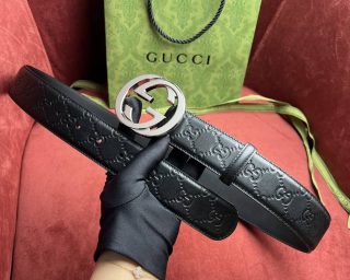 Replica Gucci Logo Belt