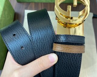 Replica Gucci Womens Black Belt