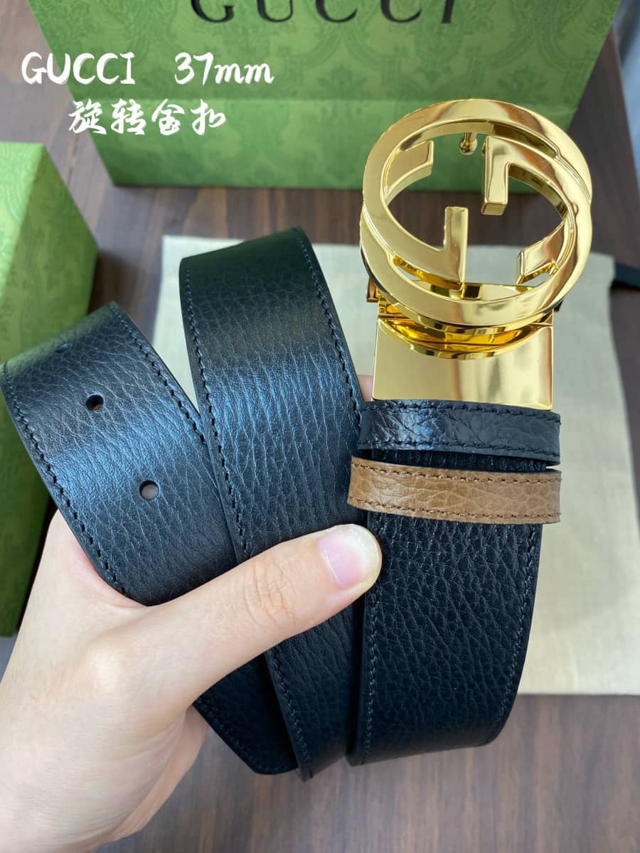 Replica Gucci Womens Black Belt