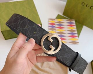 Knockoff Gucci GG Supreme Logo Belt