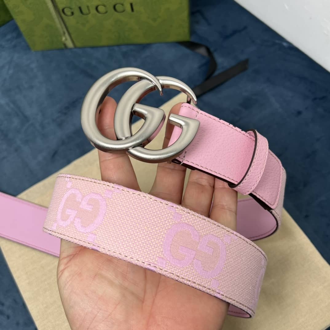 Replica Gucci Womens Silver Buckle Belt