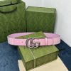 Replica Gucci Womens Silver Buckle Belt