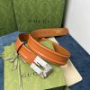 Replica Gucci Belt With Silver Buckle