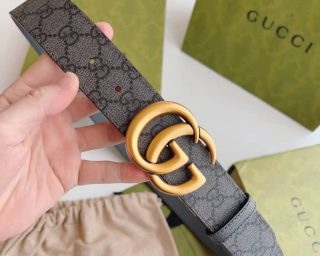 Replica Gucci Silver GG Belt