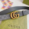 Replica Gucci Silver GG Belt