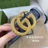 Replica Gucci Black GG Belt