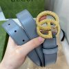 Replica Gucci Black GG Belt