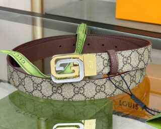 Top Quality Gucci GG Supreme Belt