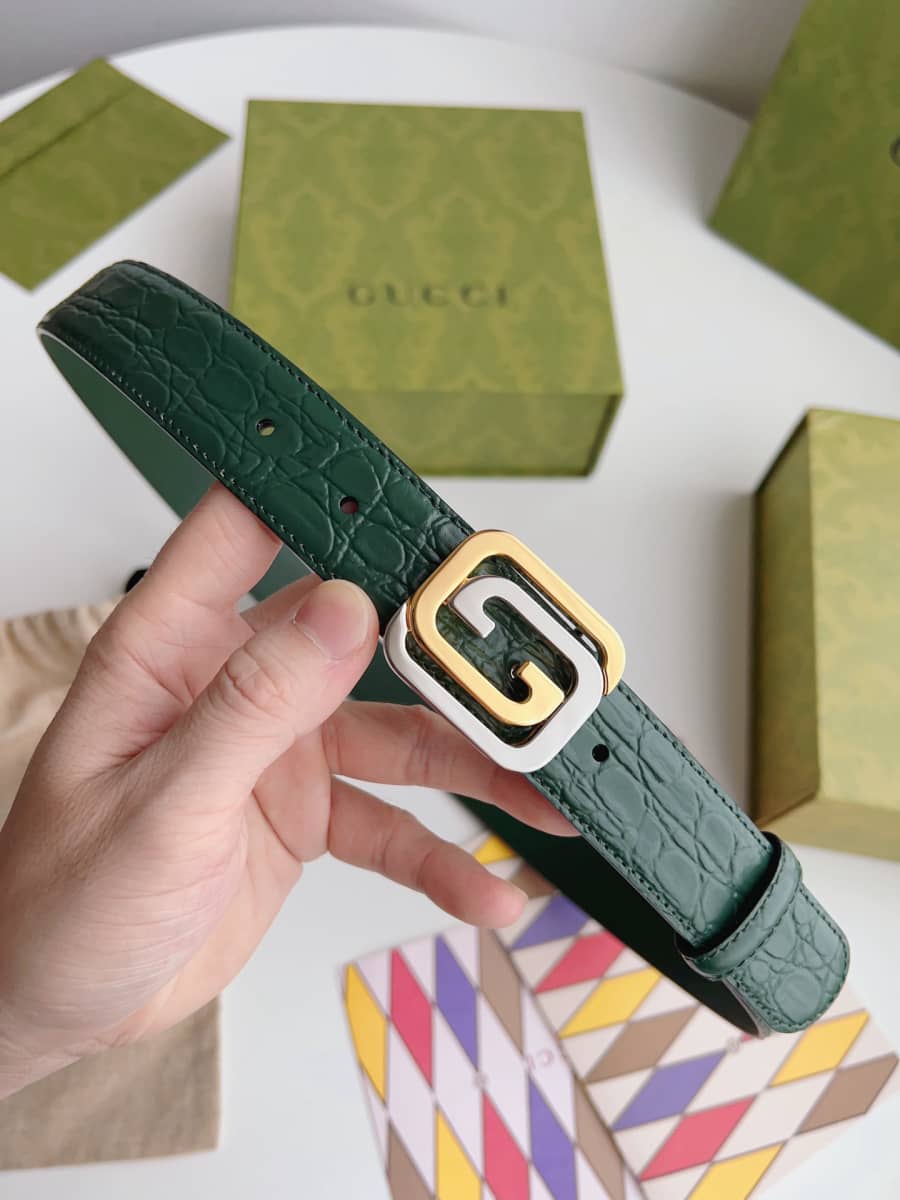 Replica Gucci Logo Belt